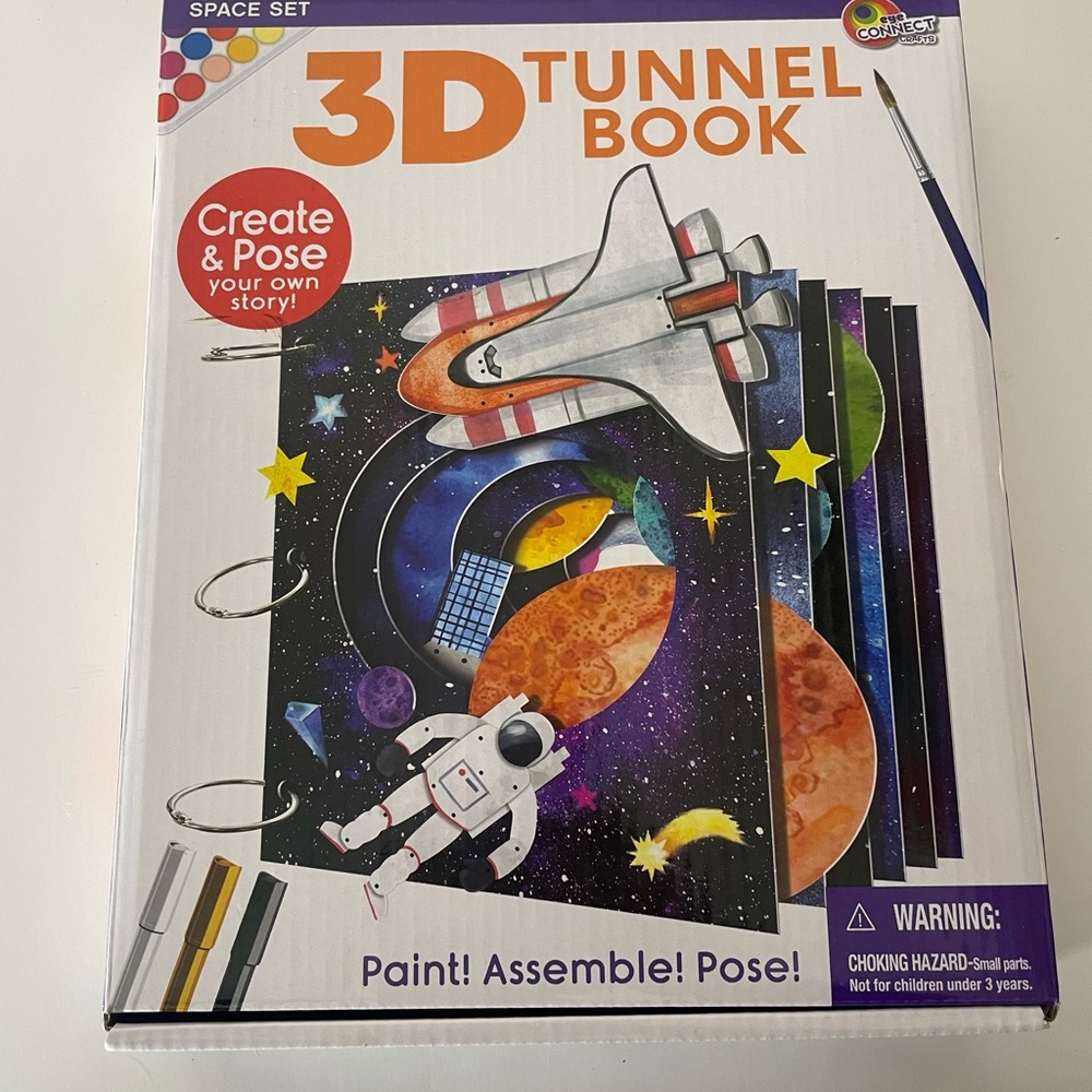 3D Tunnel Book Space Set